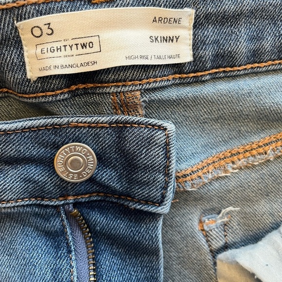 Eighty two ardene skinny jeans size Classic Blue Denim Jeans size 3 - Picture 4 of 6